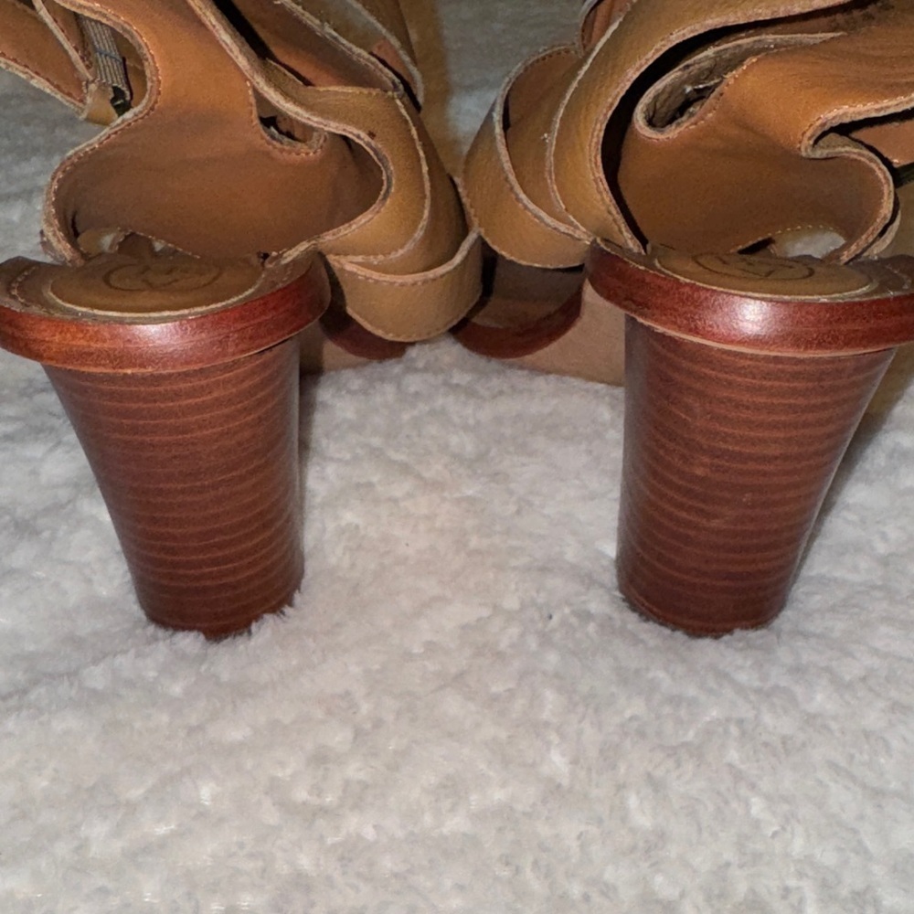ASH “Queenie” Genuine Leather Strappy Sandals – Tan | Size 40 (US 9-9.5) - Picture 3 of 8